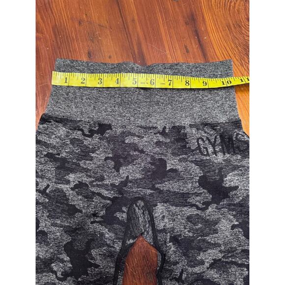 Gymshark Women's XS Gray Adapt Camo Seamless Stretch Leggings High Waist Scrunch - Picture 3 of 8